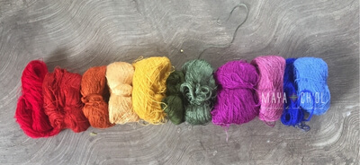 Colores en el bordado CHol