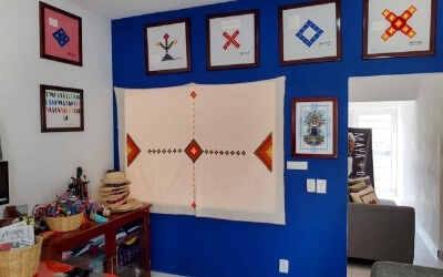 Interior del taller Maya CHol